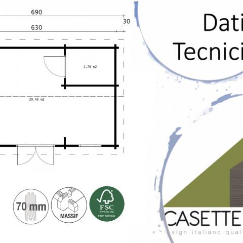 chalet in legno, casette abitabili, LATEMAR