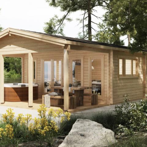 chalet in legno, casette abitabili, CIVETTA