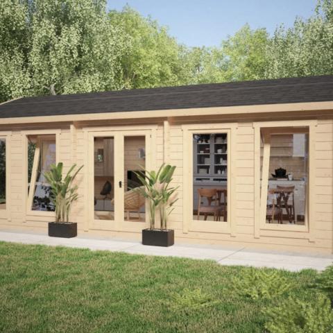 chalet in legno, casette abitabili, LATEMAR 30