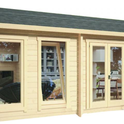 chalet in legno, casette abitabili, LATEMAR 30