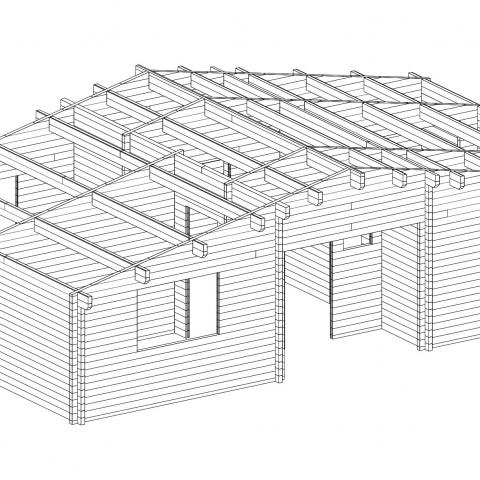 chalet in legno, casette abitabili, ponza