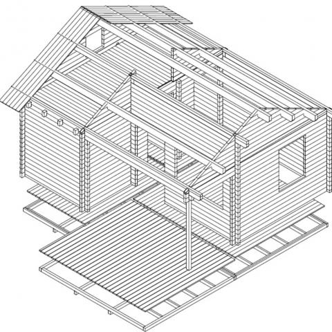 chalet in legno, casette abitabili, BERNINA