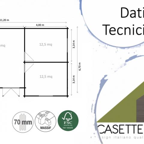 chalet in legno, casette abitabili, BALDO