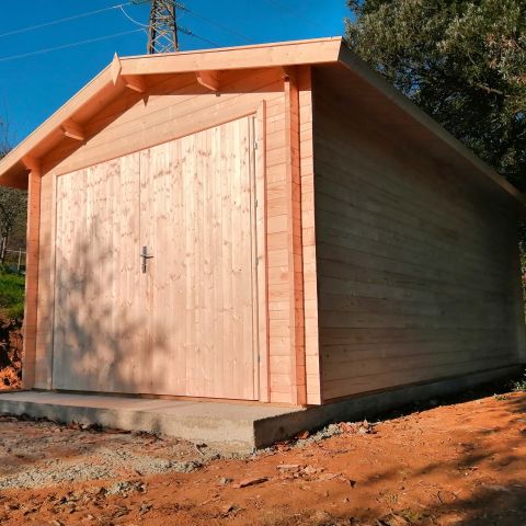 garage in legno, box auto in legno, garage prefabbricato, casette italia