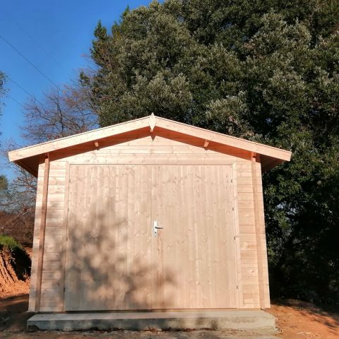 garage in legno, box auto in legno, garage prefabbricato, casette italia