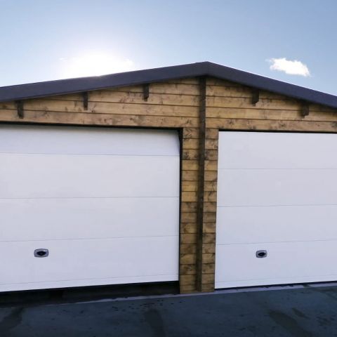 garage doppio hormann 2.jpg garage in legno, box auto legno, garage prefabbricato, garage blockhouse