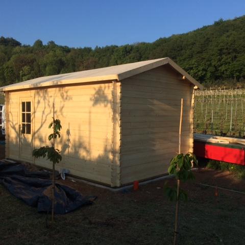 garage in legno, box auto legno, garage prefabbricato, garage blockhouse
