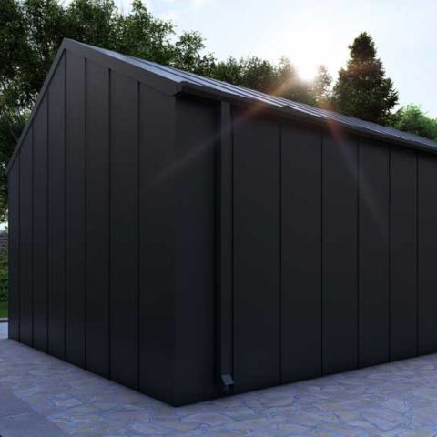 casetta coibentata isolata, casetta isolata abitabile, casa coibentata