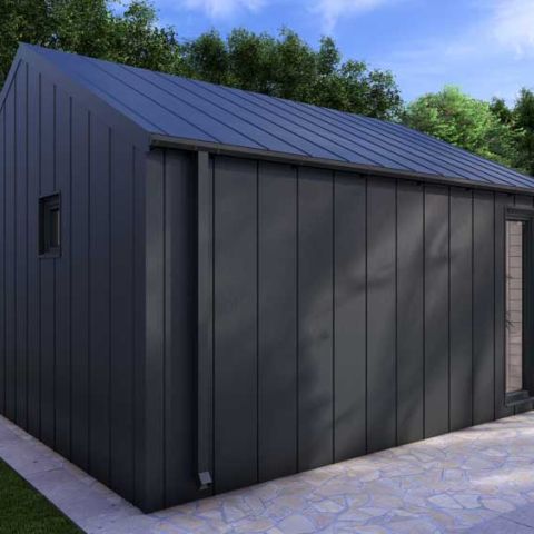 casetta coibentata isolata, casetta isolata abitabile, casa coibentata