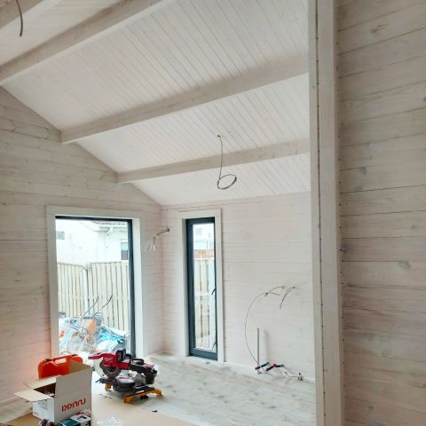 casetta coibentata isolata, casetta isolata abitabile, casa coibentata