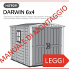 manuale montaggio casetta giardino resina keter DARWIN